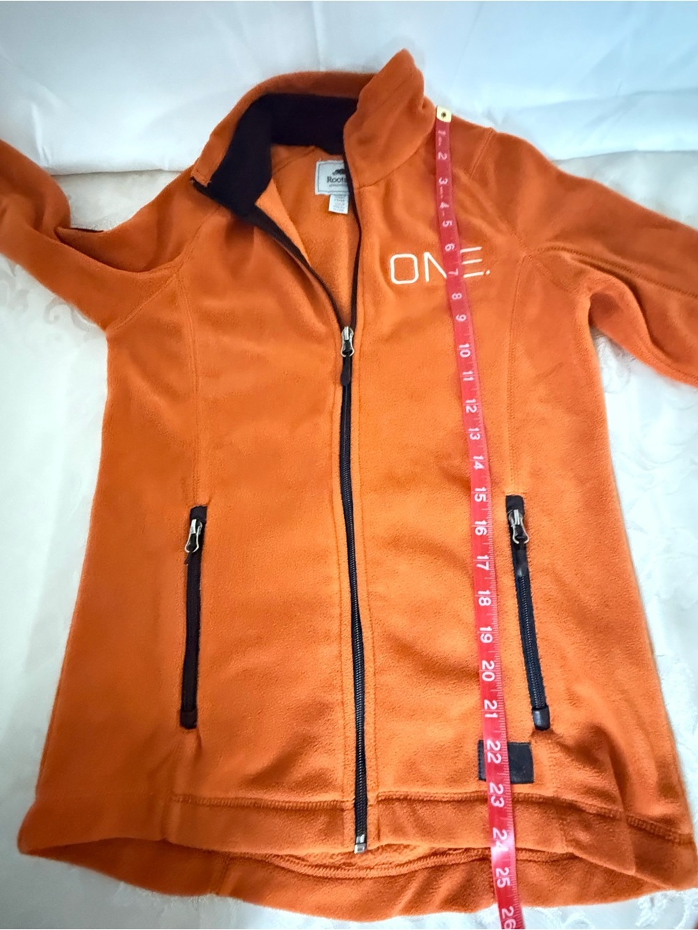 Roots 73 Deerlake Microfleece Jacket Rustic Orange Women’s XS - Picture 5 of 12